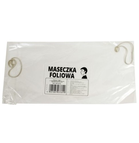 Przyłbica foliowa ochronna (2 gumki) vv - 02875 5903699864203