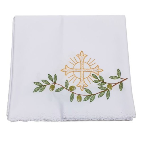 Obrus haftowany 100x235cm kolorowy - 02219