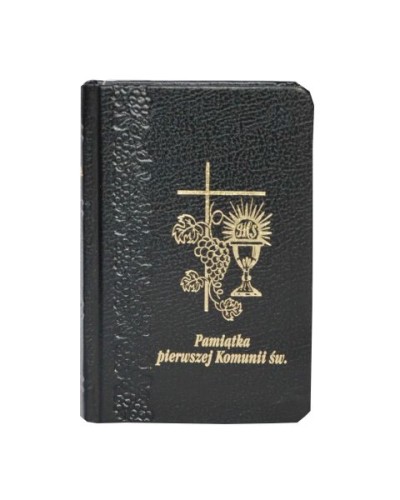 Modlitewnik Jezus Maryja Józef komunijny czarny (książka) - o. W. Stępień  (opr.) , modlitewniki komunijne, Drukarnia Garmond, 2003 r., oprawa twarda - 02123 9788390294544