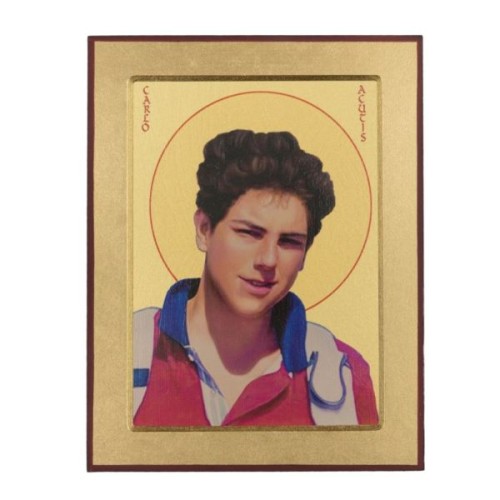 Ikona Carlo Acutis 25x33cm - 01551