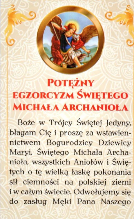 Potężny egzorcyzm św. Michała Archanioła - składanka - 00930