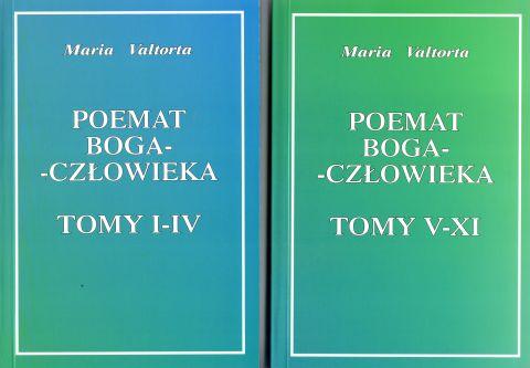 Poemat Boga-Człowieka - komplet, tom I-XI (książka) - Maria Valtorta, objawienia, cuda, Wydawnictwo Michalineum, 2021 r., oprawa miękka - 04610 9788370191986