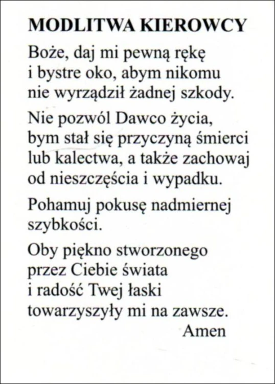 Obrazek św. Krzysztof. Polecam się Twojej opiece. Modlitwa kierowcy - 03183