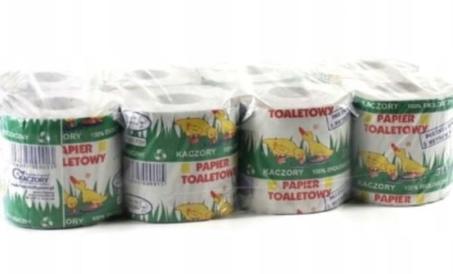Papier toaletowy Kaczory 30 m 8 rolek szary vv - 69009