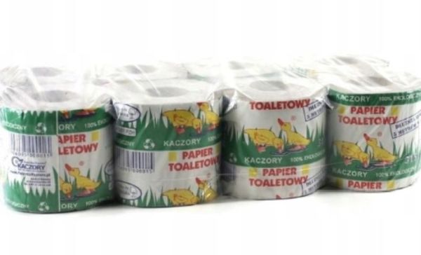 Papier toaletowy Kaczory 30 m 8 rolek szary vv - 69009
