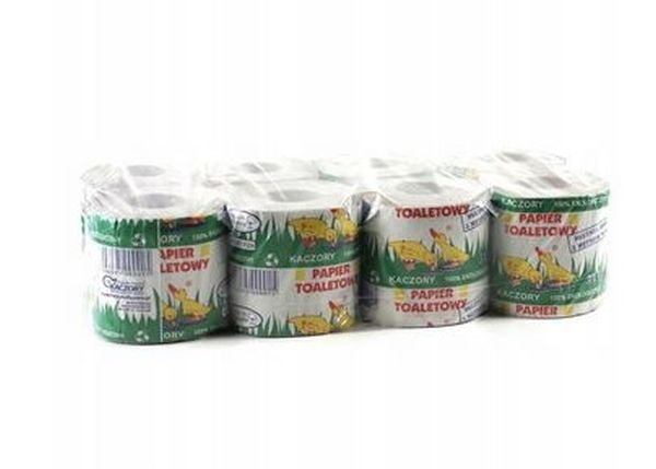 Papier toaletowy Kaczory 30 m 8 rolek szary vv - 69009