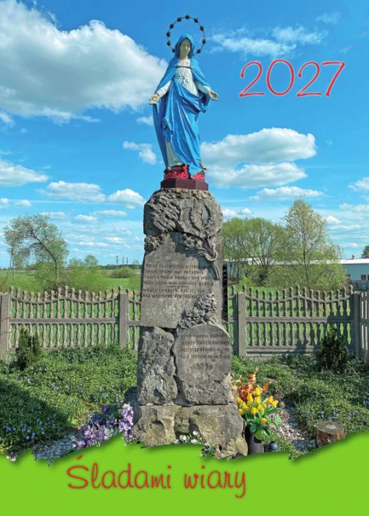 Kal. Śladami wiary 2027 (A4) - -, kalendarze, WYD.APOSTOLICUM, 2026 r., oprawa miękka - 63068