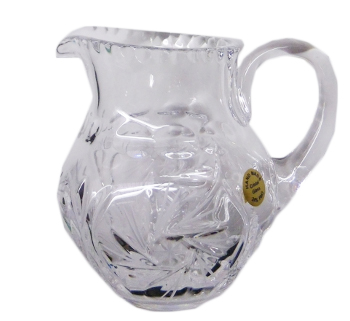 Dzbanek kryształowy wys. 11 cm, śr. 6 cm - 34806
