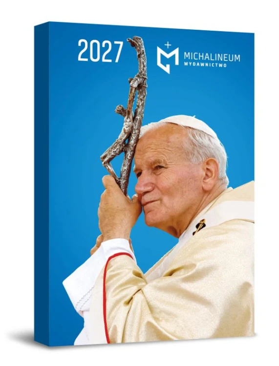 Kal. kiesz. Jan Paweł II 2027, kalendarze, WYD. MICHALINEUM, 2026 r., oprawa miękka - 32274 9788370198282