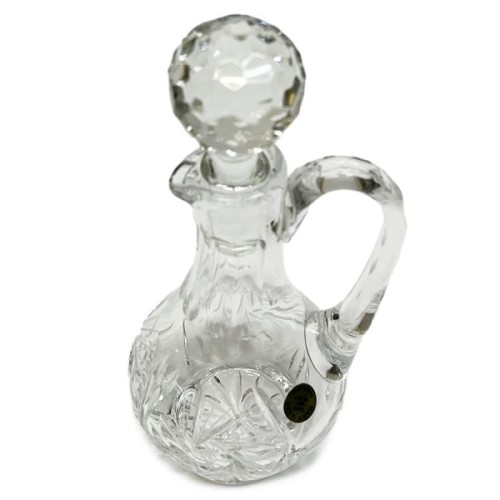 Ampułka kryształowa NA WODĘ z korkiem  14cm z korkiem 18,5cm - ! - 20802