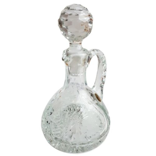 Ampułka kryształowa NA WINO - duża 150 ml 12cm z korkiem 16cm - 10310