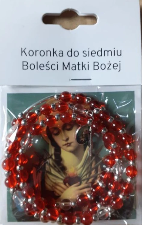 Koronka do siedmiu boleści Matki Bożej (bransoletka spirala) - 01032 5902689317316